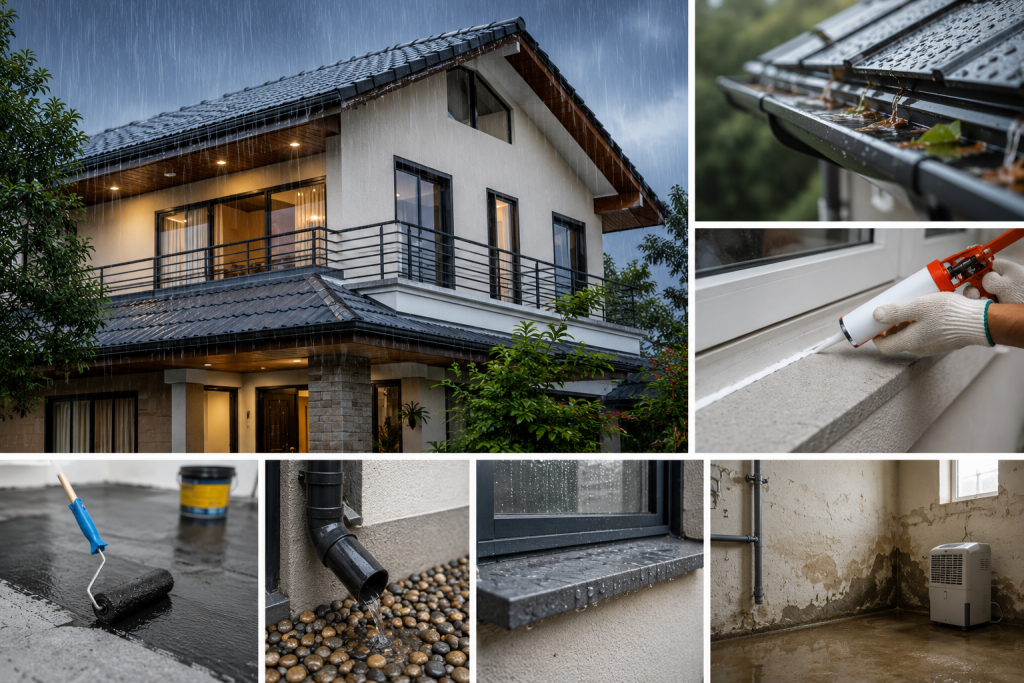 protect your house from water damage Kathmandu
