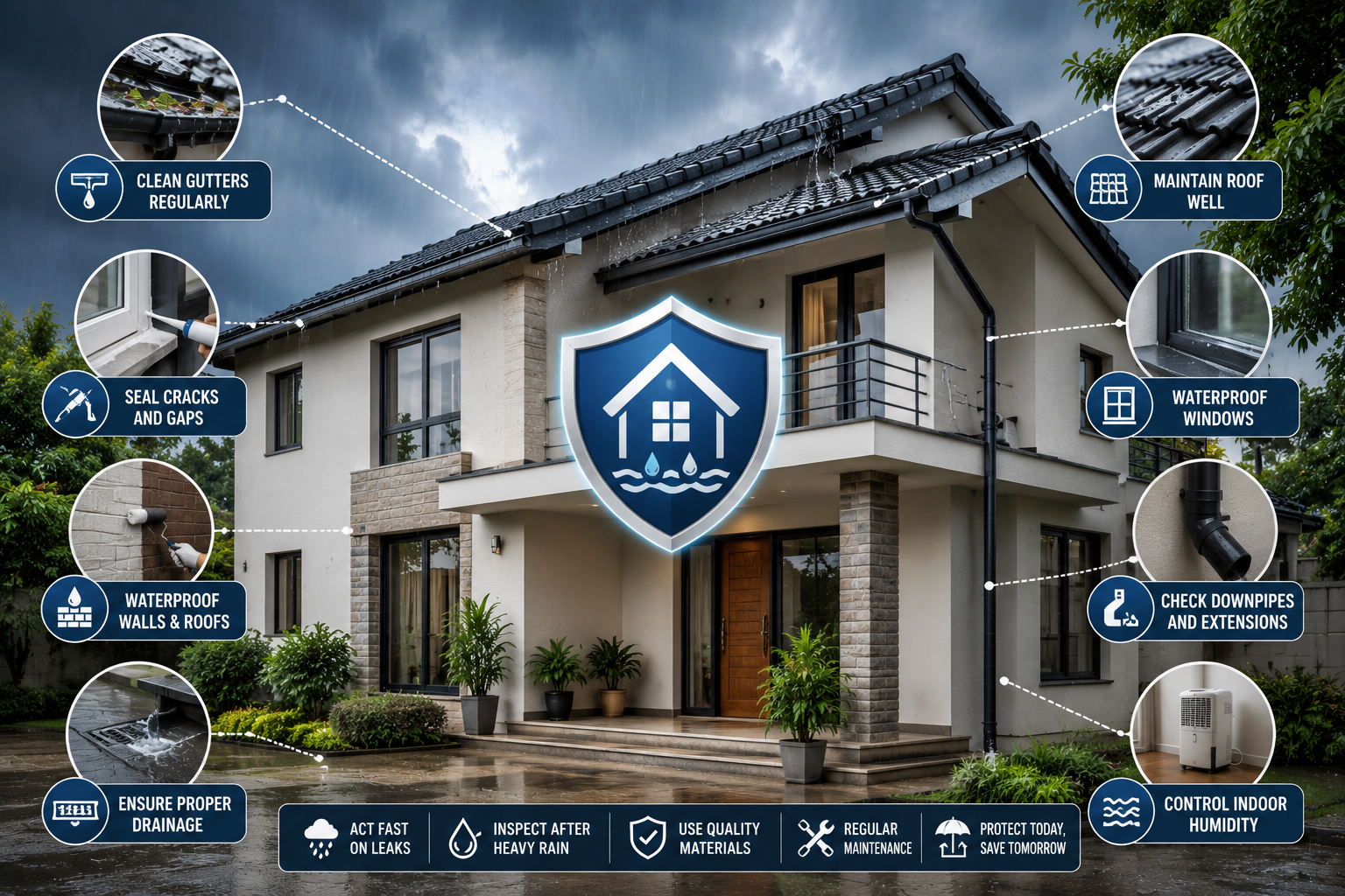 protect house from water damage